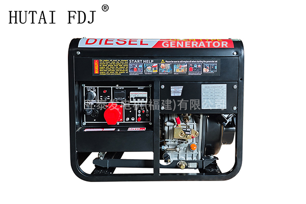5-6KW風冷柴油發電（diàn）機組220/380v雙電壓移動（dòng）式備用電源小功率
